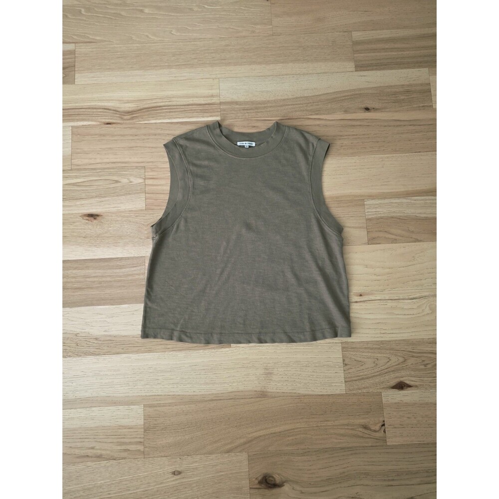 Cotton Citizen Tokyo Muscle Tee In Olive 100% Cotton Size M